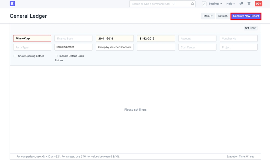 Generate Prepared Report